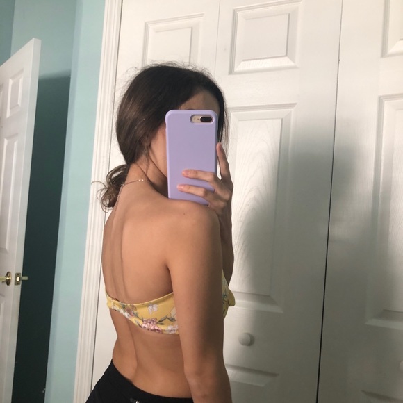 Pacsun flowery bandeau bikini top - Picture 3 of 3